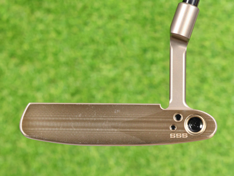 scotty cameron tour only chromatic bronze sss masterful tourtype circle t 360g naked putter with black shaft golf club