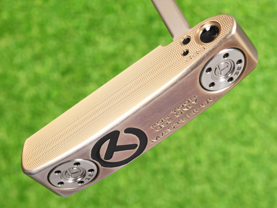 scotty cameron tour only chromatic bronze sss masterful tourtype circle t 360g naked putter with black shaft golf club