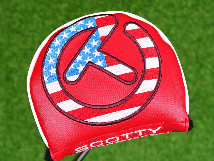 scotty cameron tour only circle t mid round mallet putter headcover for golf club