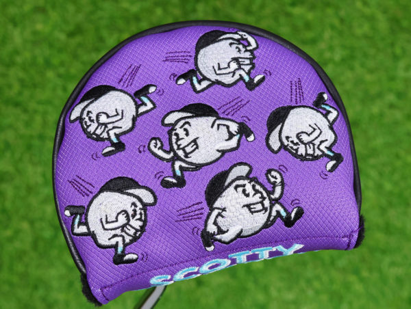 scotty cameron tour only circle t mid round mallet putter headcover for golf club