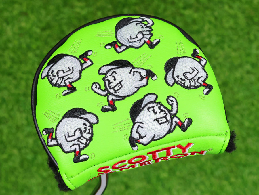 scotty cameron tour only circle t mid round mallet putter headcover for golf club