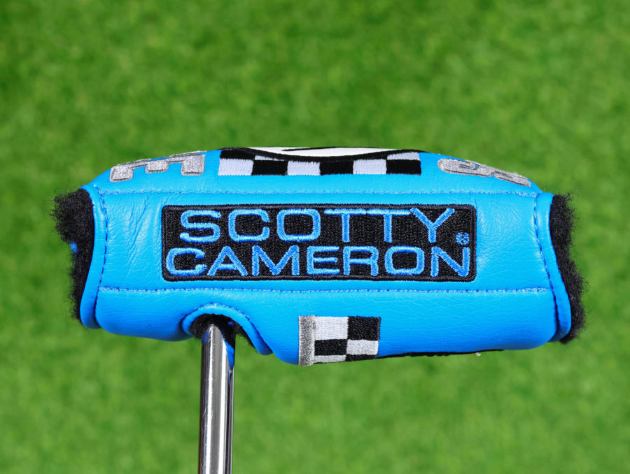 scotty cameron tour only circle t mid round mallet putter headcover for golf club