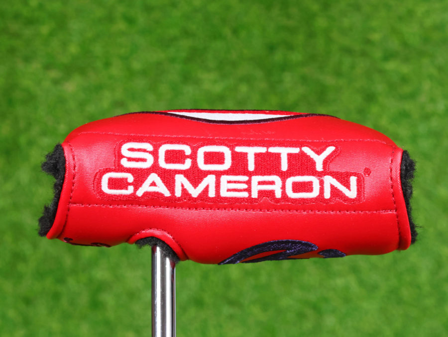 scotty cameron tour only circle t mid round mallet putter headcover for golf club