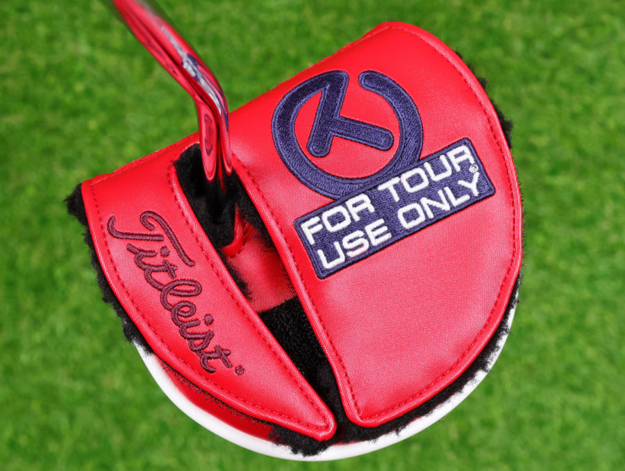 scotty cameron tour only circle t mid round mallet putter headcover for golf club