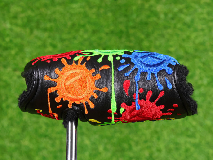 scotty cameron tour only circle t mid round mallet putter headcover for golf club