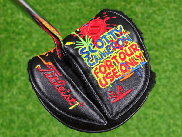 scotty cameron tour only circle t mid round mallet putter headcover for golf club