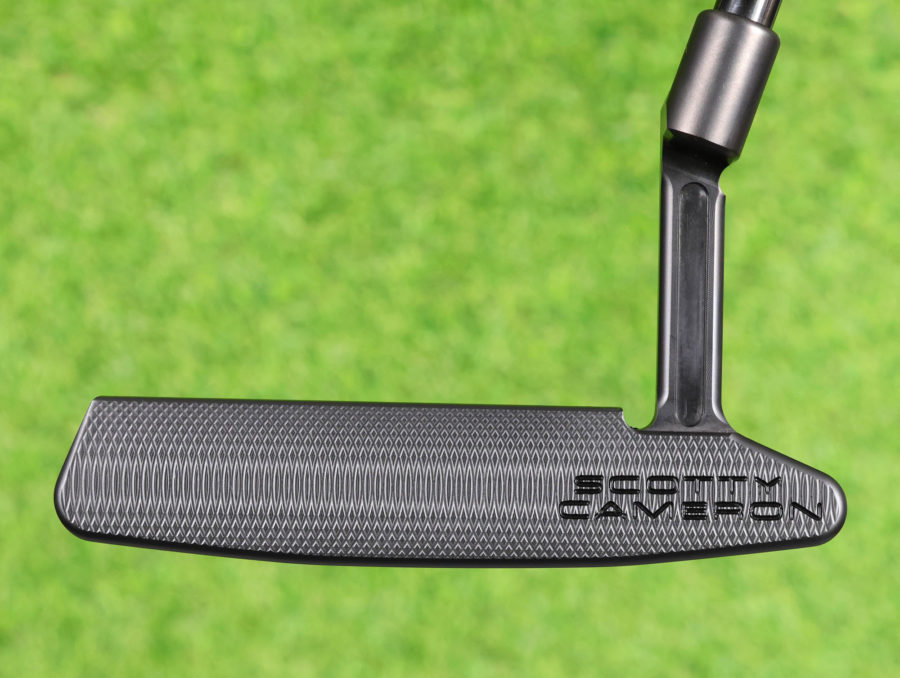 scotty cameron limited release 2024 triple black newport 2 putter with black shaft golf club