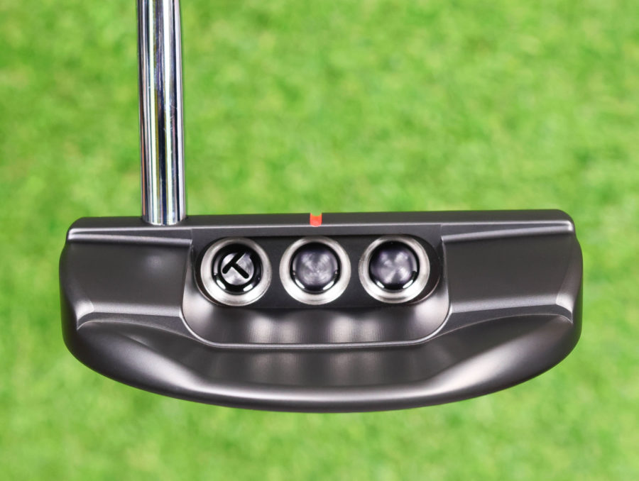scotty cameron tour only black sss deep milled roundback select prototype circle t 360g putter with red top line golf club