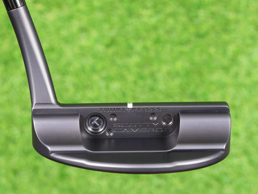 scotty cameron tour only black sss f3 tourtype del mar circle t putter with black circle t shaft and top line golf club