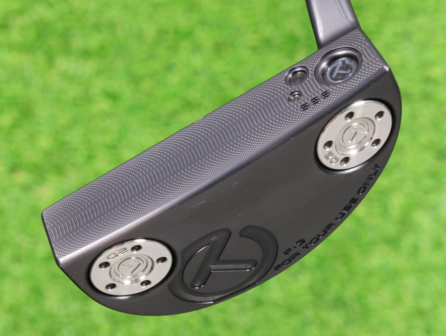 scotty cameron tour only black sss f3 tourtype del mar circle t putter with black circle t shaft and top line golf club