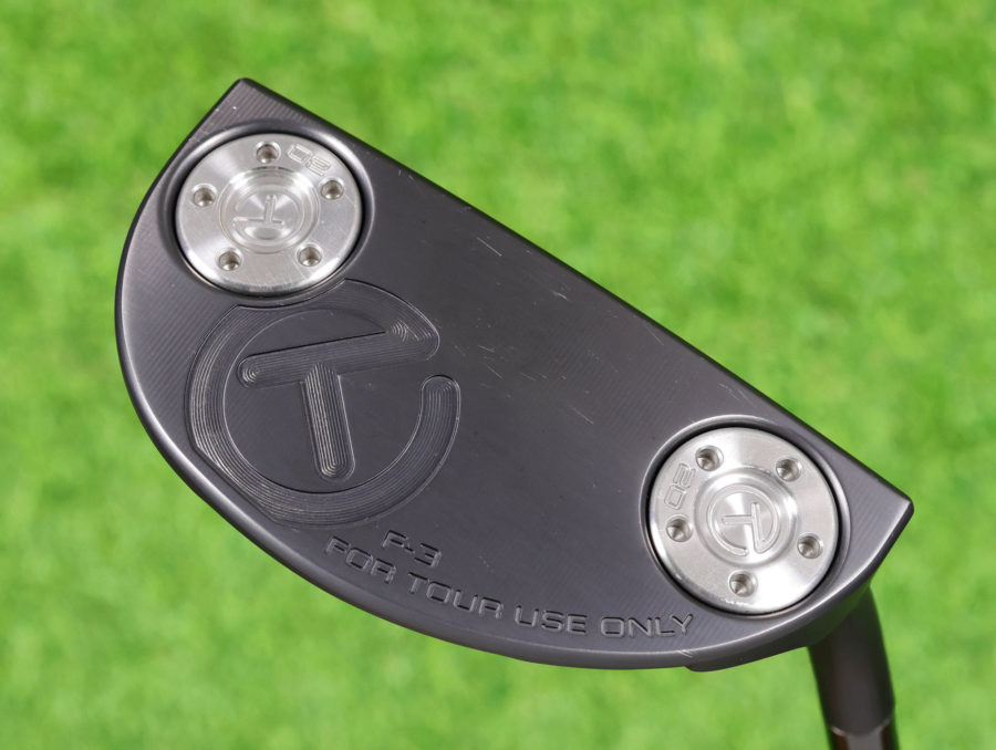 scotty cameron tour only black sss f3 tourtype del mar circle t putter with black circle t shaft and top line golf club
