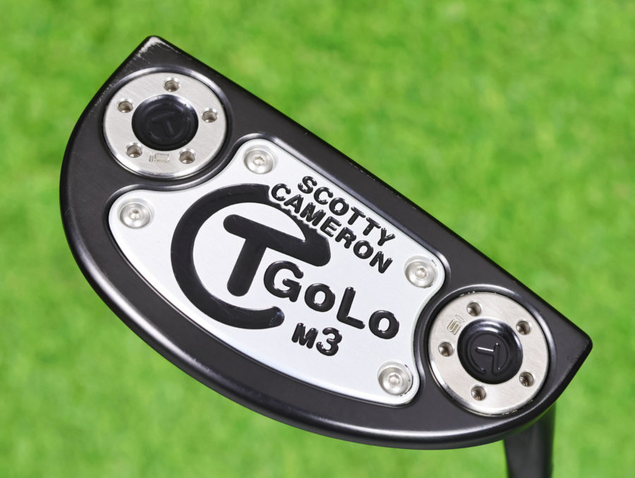 scotty cameron tour only black sss golo m3 circle t 350g putter with top line and black shaft golf club
