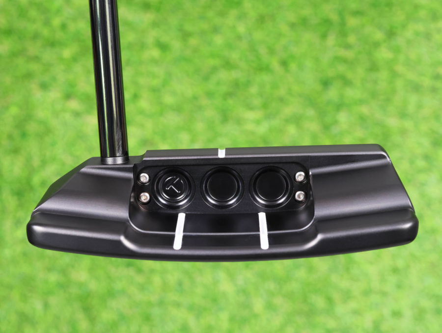 scotty cameron tour only black sss concept m2 mallet 2 circle t 350g putter with top line and dual flange lines and black circle t shaft golf club