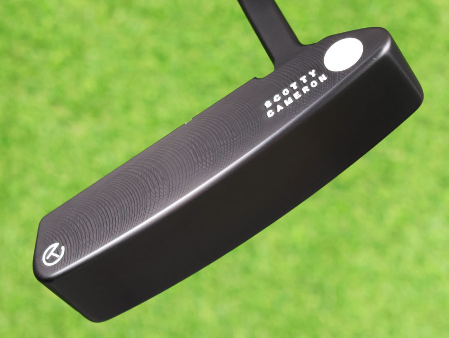 scotty cameron tour only black sss timeless newport 2 circle t 350g putter with top line and cherry bombs golf club