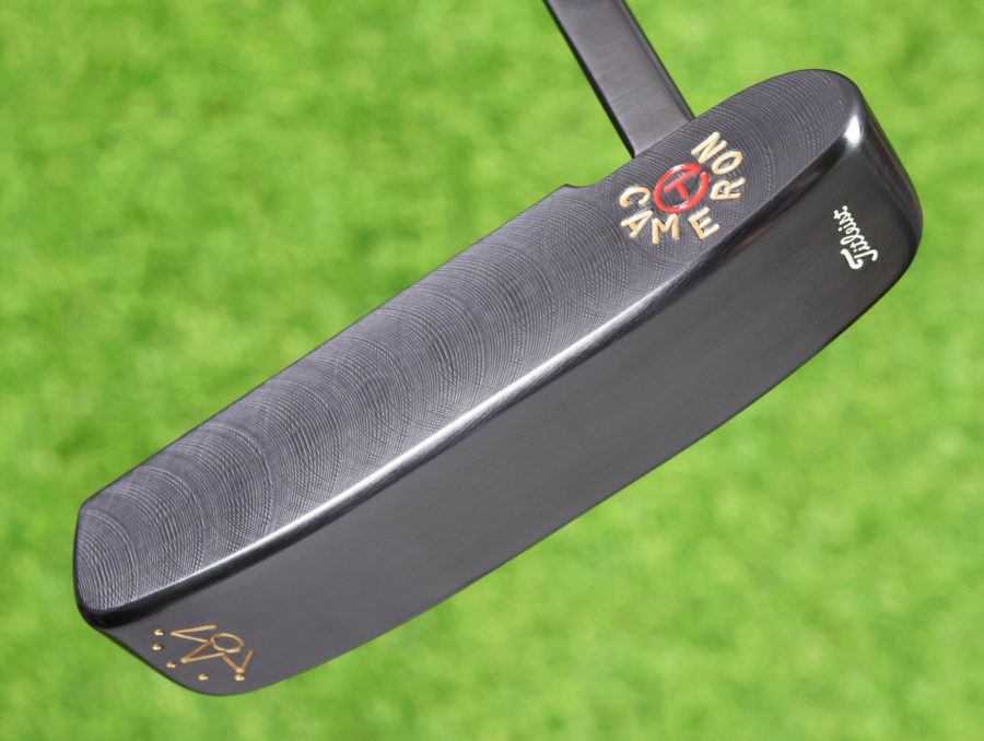 scotty cameron tour only brushed black carbon 009 029 scotydale circle t 350g putter with extreme tour jester stamp golf club