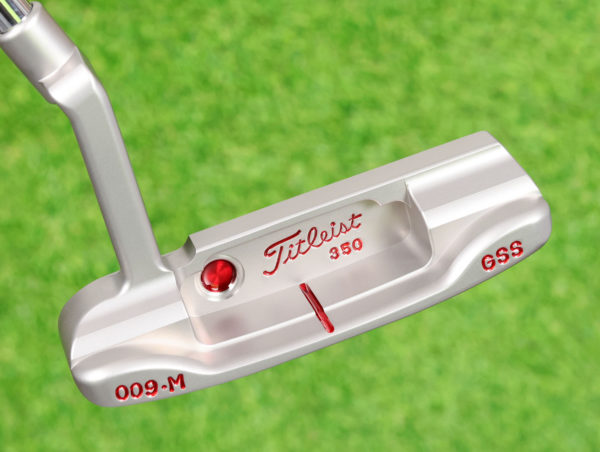scotty cameron tour only gss masterful 009m circle t 350g putter with double milled cherry bombs and script titleist stamp golf club