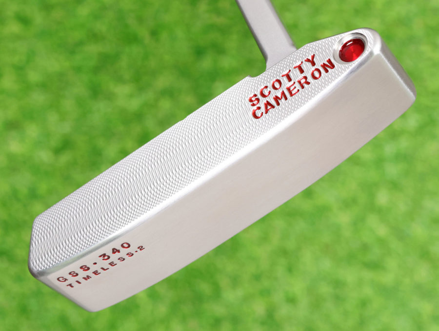 scotty cameron tour only gss timeless t2 newport 2 circle t 340g putter with top line and double milled cherry bombs golf club