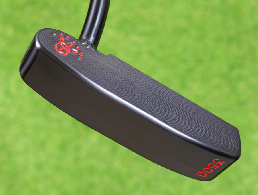 scotty cameron tour only lh left hand carbon masterful 009m circle t 350g putter with welded 1.5 round neck and hot head harry stamp golf club