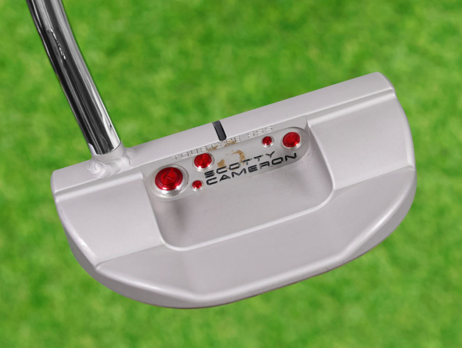 scotty cameron tour only sss misted non glare finish fastback tfb tourtype circle t 360g putter with top line and double bend shaft golf club