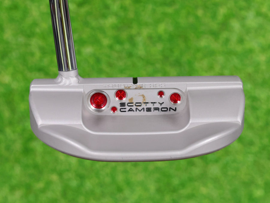 scotty cameron tour only sss misted non glare finish fastback tfb tourtype circle t 360g putter with top line and double bend shaft golf club