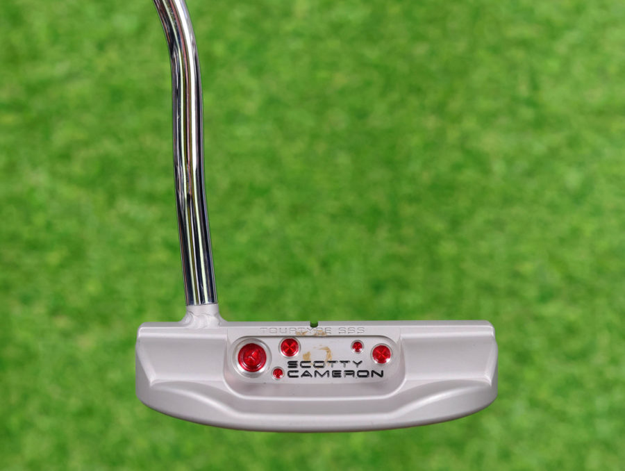 scotty cameron tour only sss misted non glare finish fastback tfb tourtype circle t 360g putter with top line and double bend shaft golf club