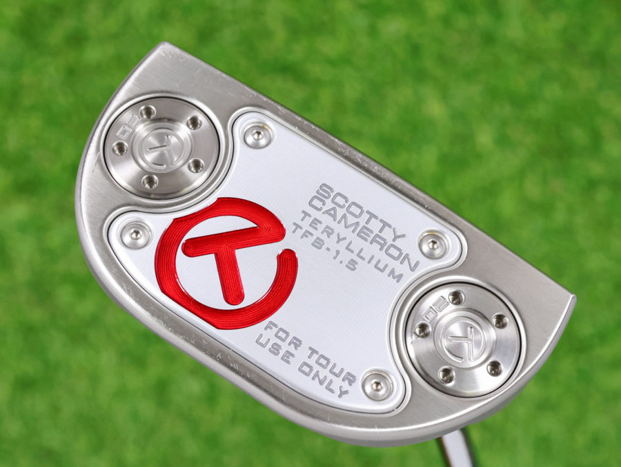 scotty cameron tour only sss misted non glare finish fastback tfb tourtype circle t 360g putter with top line and double bend shaft golf club