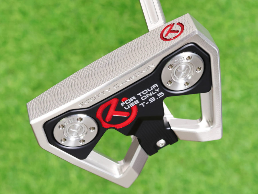scotty cameron tour only sss phantom t9.5 circle t 360g putter with flojet neck and dual sight rails golf club