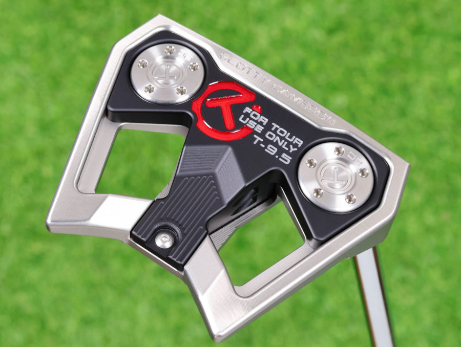 scotty cameron tour only sss phantom t9.5 circle t 360g putter with flojet neck and dual sight rails golf club