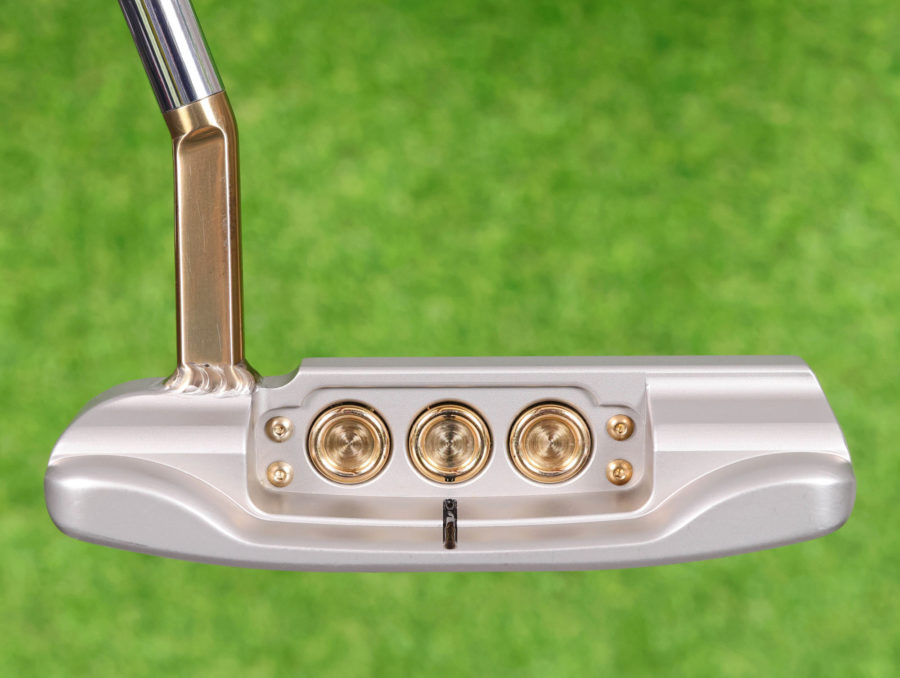 scotty cameron tour only two tone chromatic bronze and sss masterful super rat gss insert circle t 360g with welded flojet neck and chromatic bronze accents golf club
