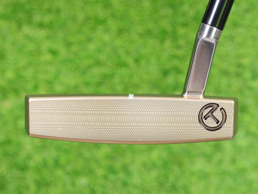 scotty cameron tour only two tone chromatic bronze and sss phantom x t9.5 circle t 360g putter with welded polished flojet neck and black circle t shaft golf club