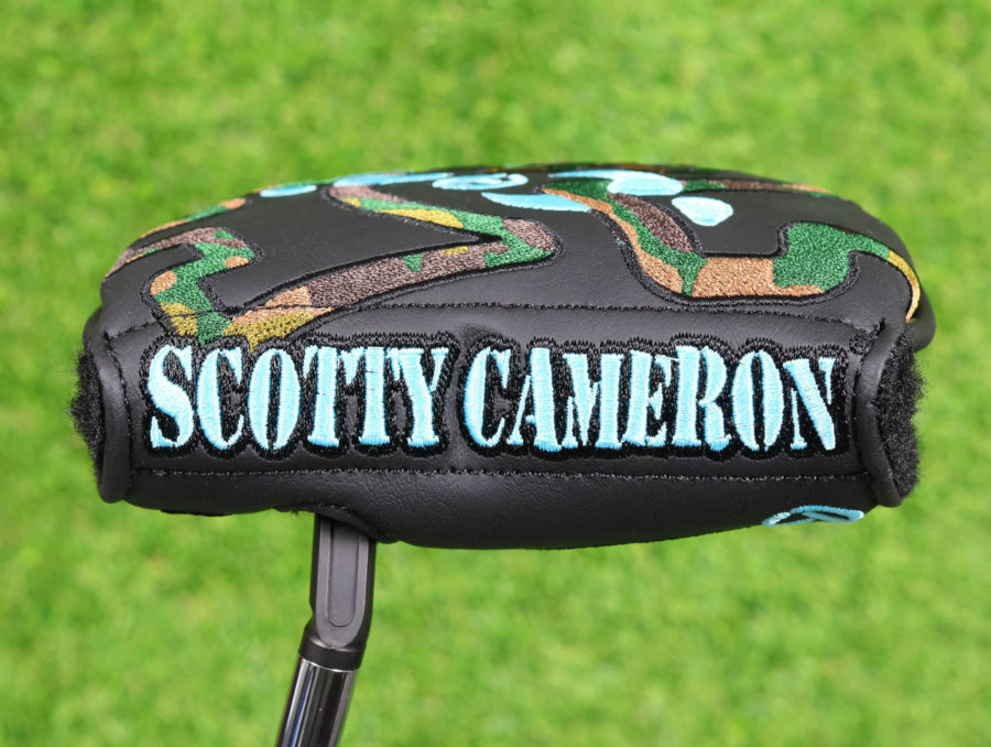 scotty cameron for tour use only camo bulldog tiffany circle t mid round headcover