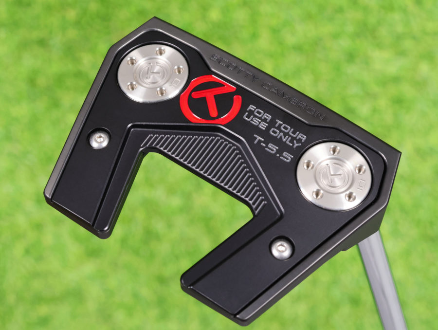 scotty cameron tour only 2025 black sss phantom t5.5 circle t 360g putter with welded flojet neck and arrow alignment aid golf club