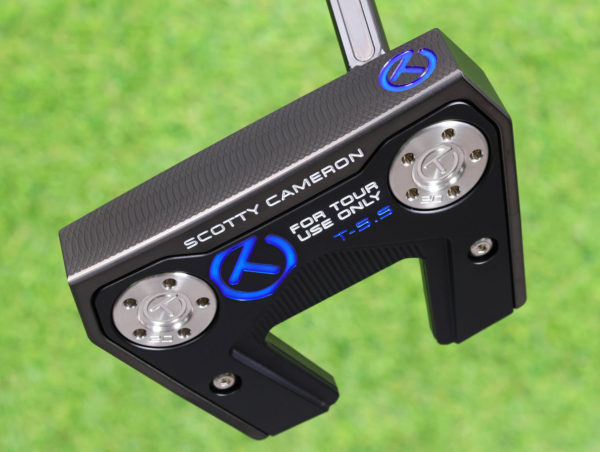 scotty cameron tour only 2025 black phantom t5.5 circle t 360g putter with welded flojet neck and black circle t shaft golf club