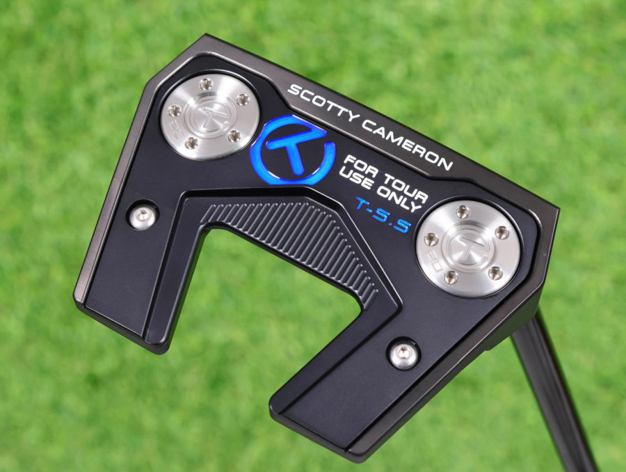 scotty cameron tour only 2025 black phantom t5.5 circle t 360g putter with welded flojet neck and black circle t shaft golf club