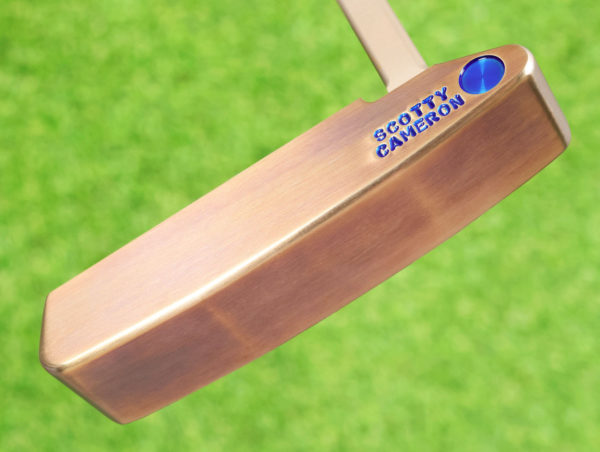scotty cameron tour only chromatic bronze gss smooth milled face timeless tourtype circle t 350g putter with sight dot and single milled tiger woods style cherry bombs golf club