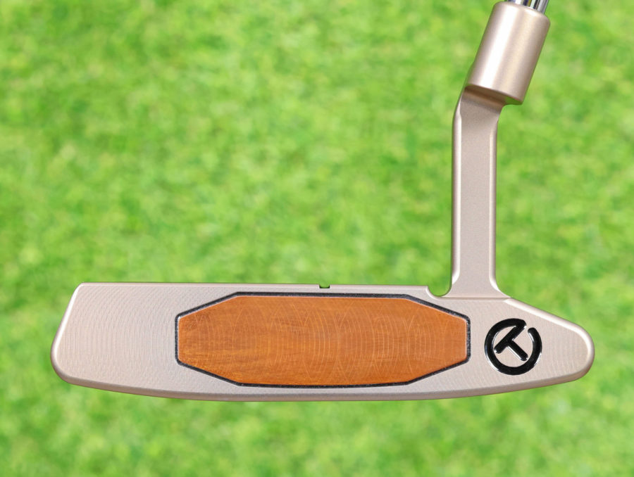 scotty cameron tour only chromatic bronze t22 newport 2 teryllium circle t 360g putter with top line and black elastomer inlay golf club