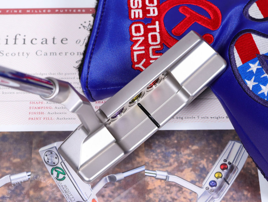 scotty cameron tour only gss insert concept 2 newport 2 select circle t 360g putter with multi color paint design golf club