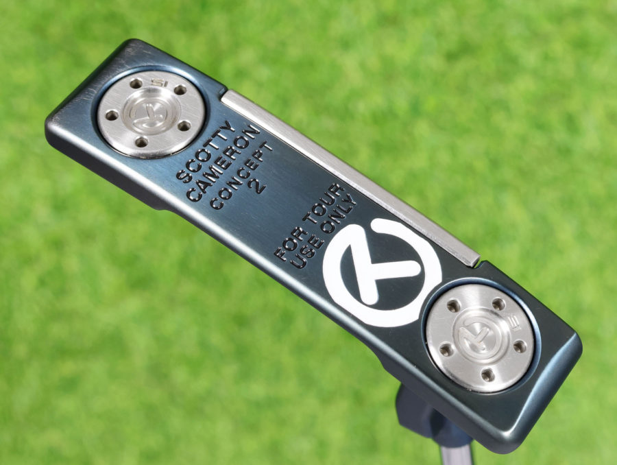 scotty cameron tour only mystic blue sss concept 2 gss insert newport 2 select circle t 360g putter with top line golf club