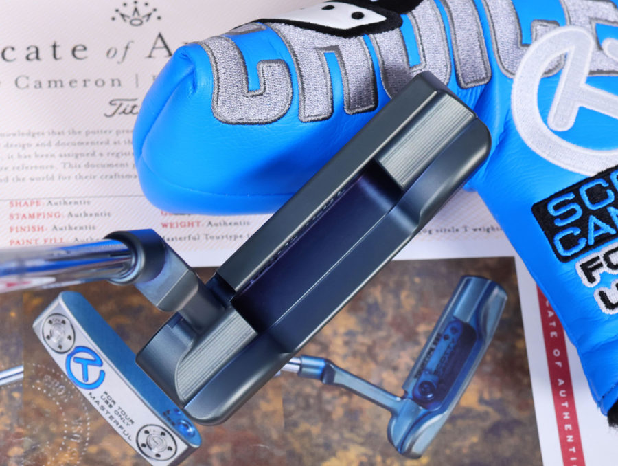 scotty cameron tour only mystic blue prototype finish sss masterful tourtype circle t 360g putter naked design golf club