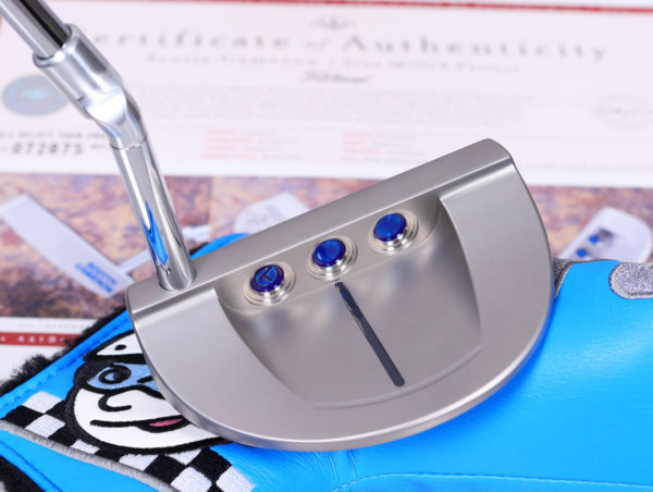 scotty cameron tour only sss deep milled golo knucklehead prototype circle t 360g putter golf club translucent blue paint