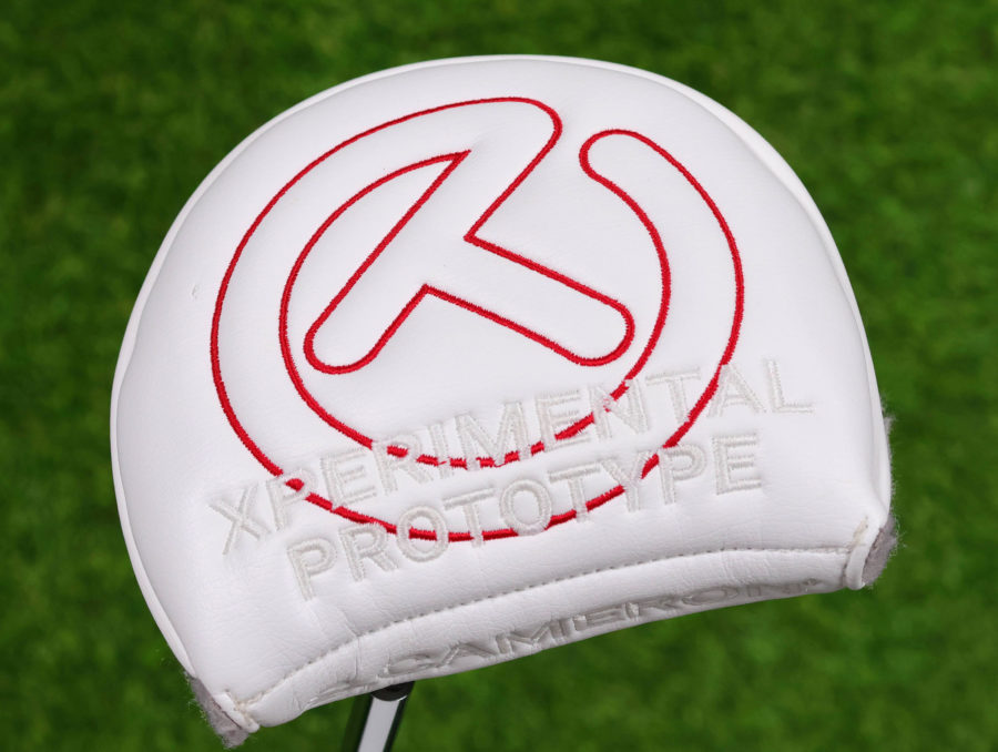 scotty cameron for tour use only white and red xperimental prototype industrial circle t mid round headcover