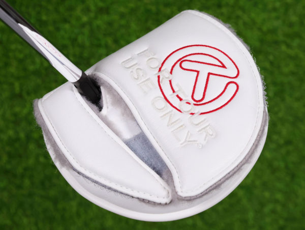 scotty cameron for tour use only white and red xperimental prototype industrial circle t mid round headcover