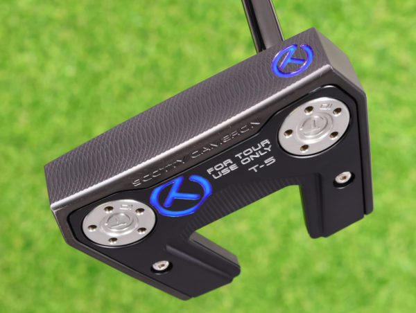 scotty cameron tour only 2025 black sss phantom t5 circle t 360g putter with top line and black double bend shaft golf club