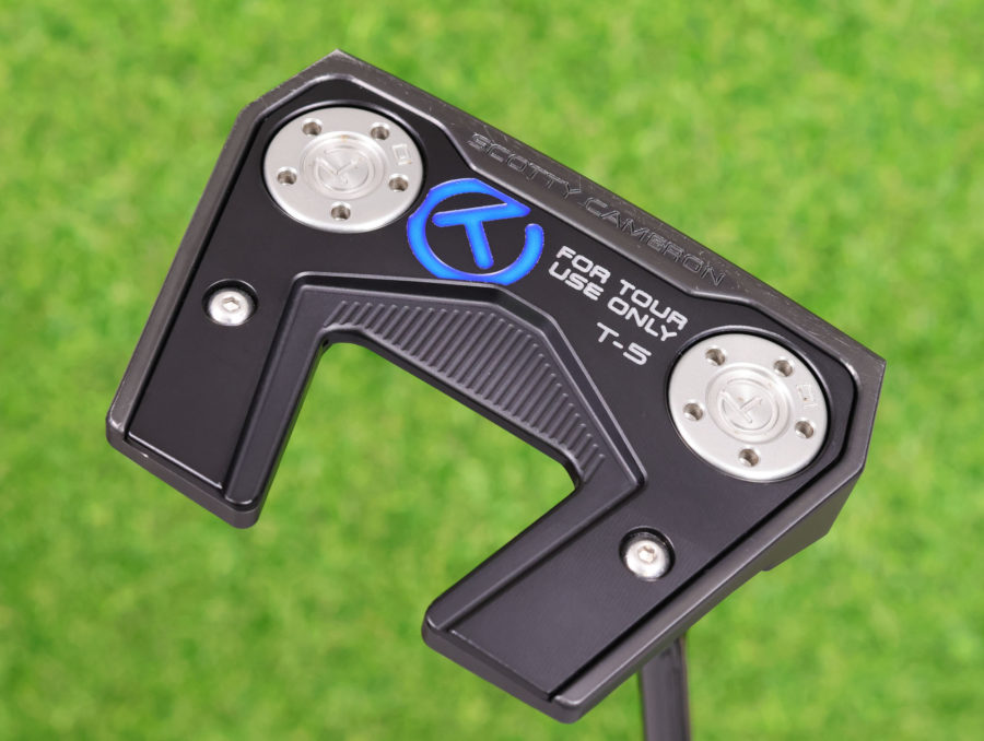 scotty cameron tour only 2025 black sss phantom t5 circle t 360g putter with top line and black double bend shaft golf club