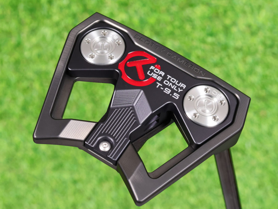 scotty cameron tour only 2025 black sss phantom t9.5 circle t 360g putter with flojet neck and black shaft golf club