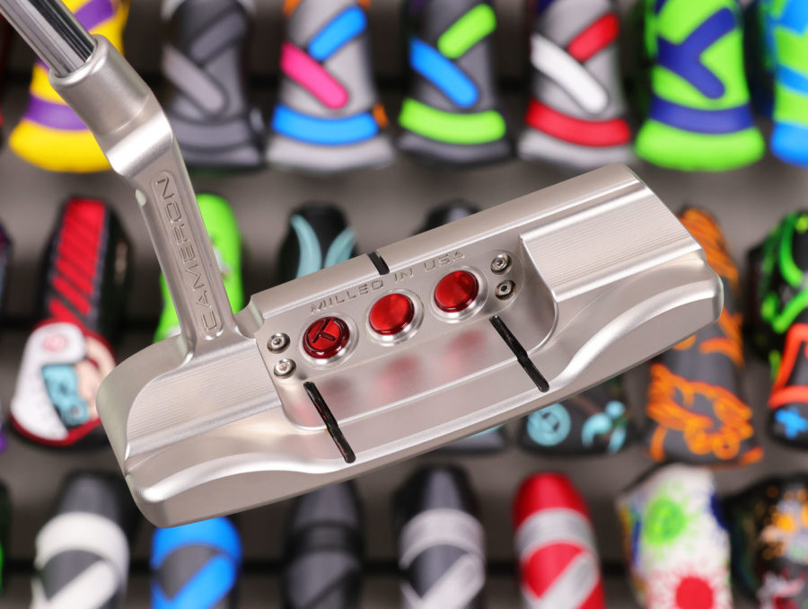 scotty cameron tour only 2025 studio style newport plus circle t 360g putter with carbon steel insert and dual flange lines golf club