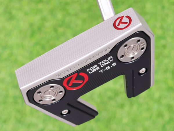 scotty cameron tour only 2025 sss phantom t5.5 circle t 370g putter with flojet neck and top line golf club