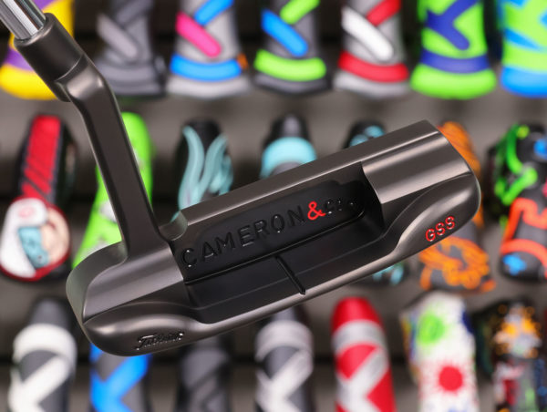 scotty cameron tour only black gss cameron and co newport beach circle t 350g putter with studio installed copper tungsten sole plug weights golf club