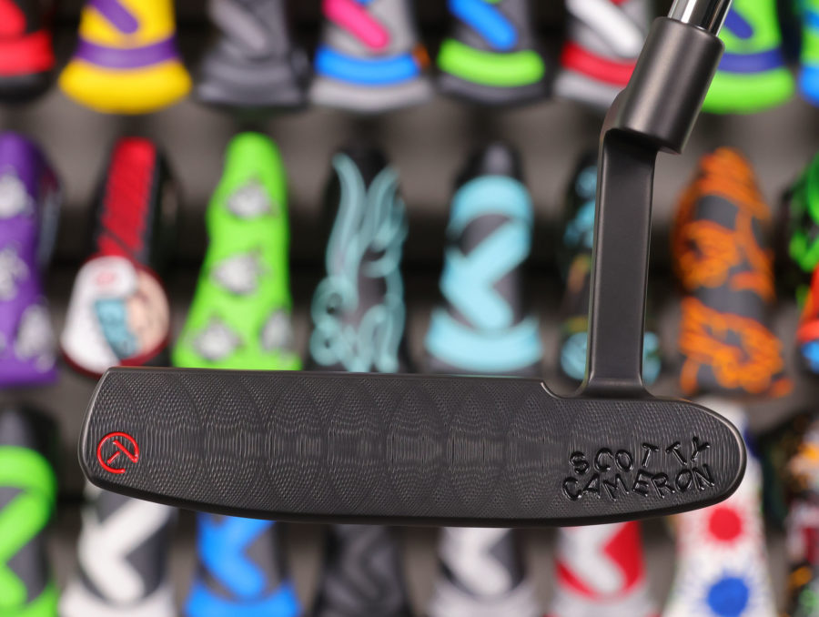 scotty cameron tour only black gss cameron and co newport beach circle t 350g putter with studio installed copper tungsten sole plug weights golf club