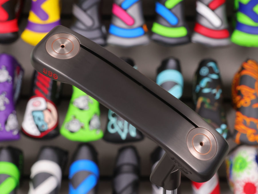scotty cameron tour only black gss cameron and co newport beach circle t 350g putter with studio installed copper tungsten sole plug weights golf club